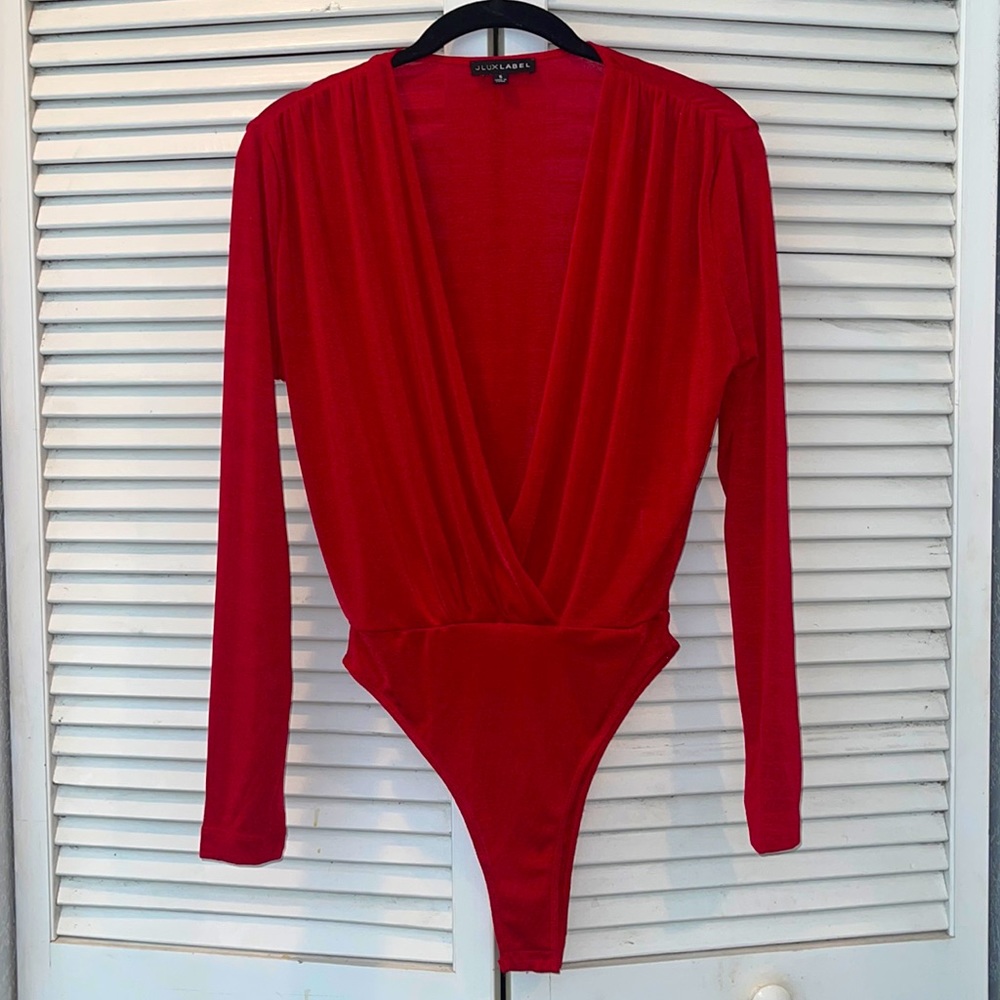 Red bodysuit